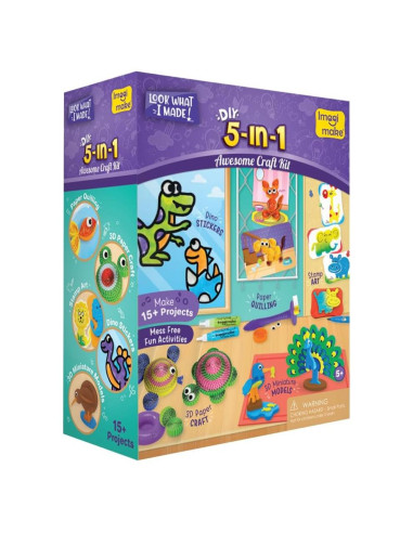 Kit de Manualidades 5 en 1 Imagimake - Proyectos Creativos
