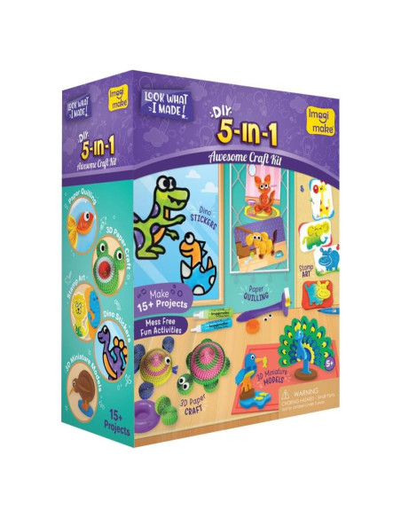 Kit de Manualidades 5 en 1 Imagimake - Proyectos Creativos