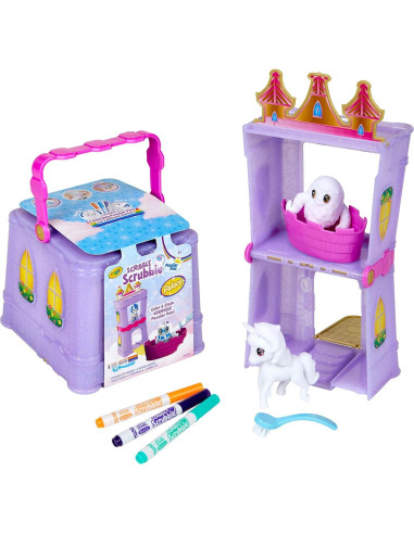 Juego de Palacio Crayola Scribble Scrubbie Mascotas