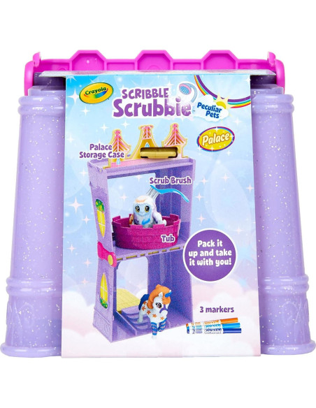 Juego de Palacio Crayola Scribble Scrubbie Mascotas