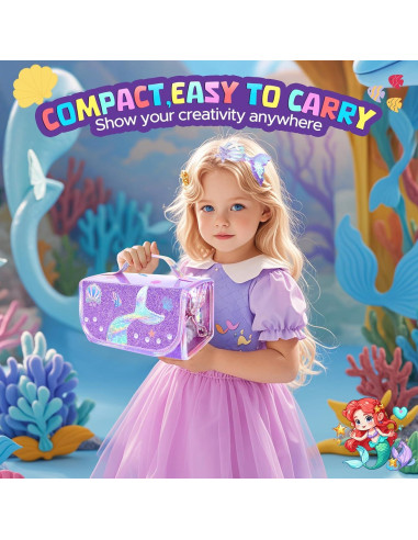 Juego de 70 Marcadores Lavables DreamyCandy Sirena