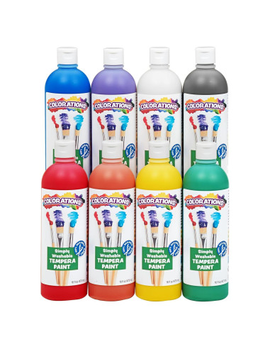 Pintura Tempera Lavable Colorations 8 Colores Sin Parabenos