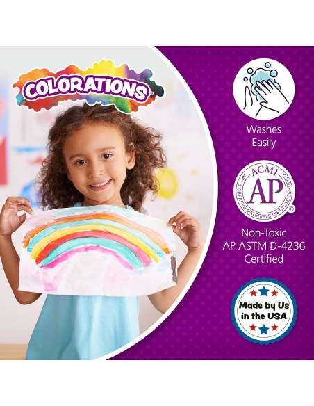 Pintura Tempera Lavable Colorations 8 Colores Sin Parabenos