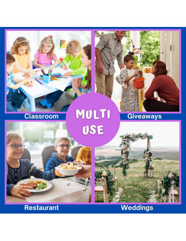 Crayones a Granel 4E's Novelty 48 Cajas 8 Colores Brillantes