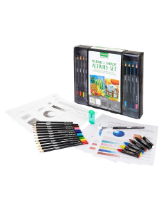 Conjunto de Arte Crayola 40 Piezas Mezcla y Sombreado