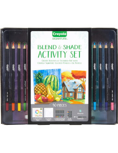 Conjunto de Arte Crayola 40 Piezas Mezcla y Sombreado 2