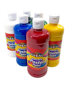 Set de Pintura Lavable Cra-Z-Art 6 Colores 480 ml cada uno 2