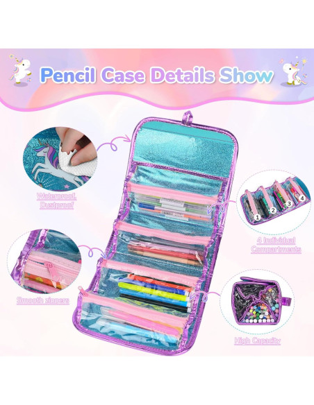 Juego de Marcadores Aromatizados Nasominako 54 Piezas Unicornio