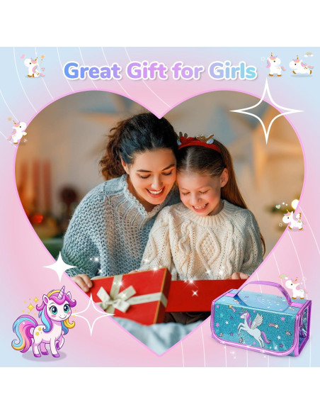 Juego de Marcadores Aromatizados Nasominako 54 Piezas Unicornio