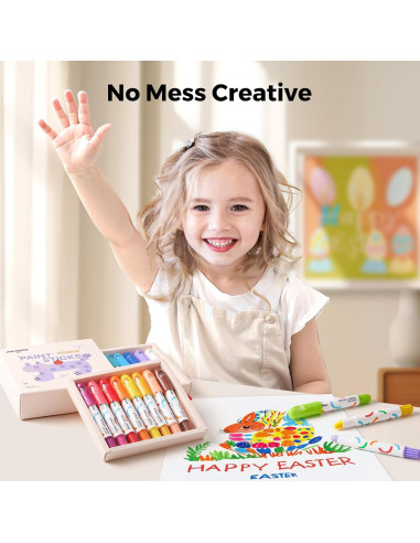 Barras de Pintura Tempera Jar Melo 16 Colores Lavables