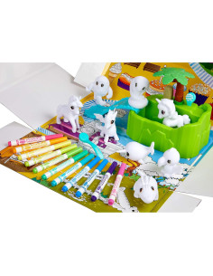 CRAYOLA Washimals Peculiar Zoo Set de Colorear y Jugar 2