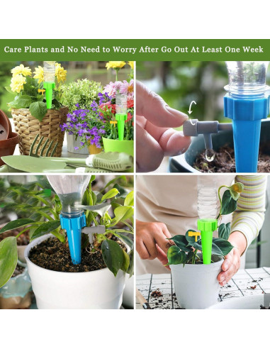 24 Picos de Autorriego Ajustables Mumiuu para Plantas