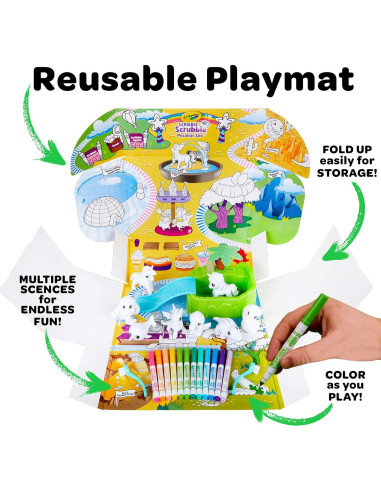 CRAYOLA Washimals Peculiar Zoo Set de Colorear y Jugar
