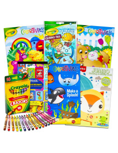 Libros para Colorear Crayola - Paquete de 7 Actividades