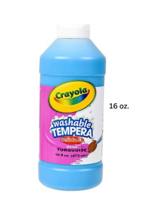 Pintura Tempera Crayola Artista II Turquesa 5,08x2,54cm 2
