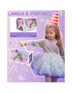 Conjunto de Marcadores Unicornio Nicpro 115PCS Multicolor 2