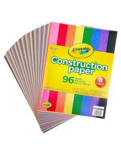 Papel de Construcción Crayola 96 Hojas Caja 12 Unidades