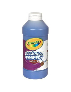 Tempera Crayola 24 colores 473 ml Azul Mate