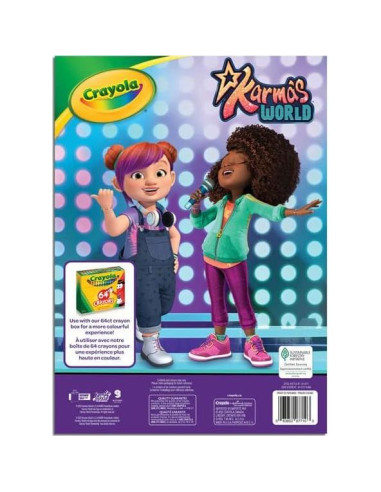 Libro para Colorear Crayola Karma's World 96 Páginas