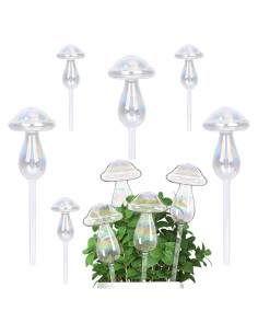 4 Esferas de Riego de Vidrio Iridiscente ZongHan 23x7.5cm