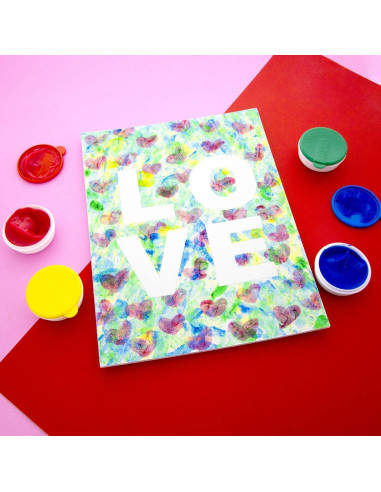 Juego de Pintura con Dedos BAZIC 160ml Colores Asortidos 4 Pzs