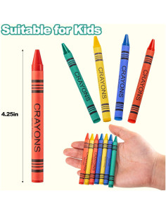 Set de 600 Crayones RAIHOMKIT Jumbo Multicolor 4 Colores 2