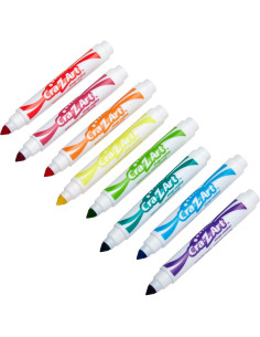 Marcadores Anchos Lavables Cra-Z-Art 8 Colores Brillantes 2