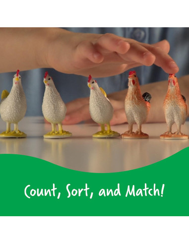 Contadores de Animales de Granja Learning Resources - 60 Piezas