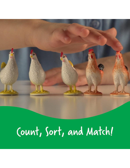 Contadores de Animales de Granja Learning Resources - 60 Piezas