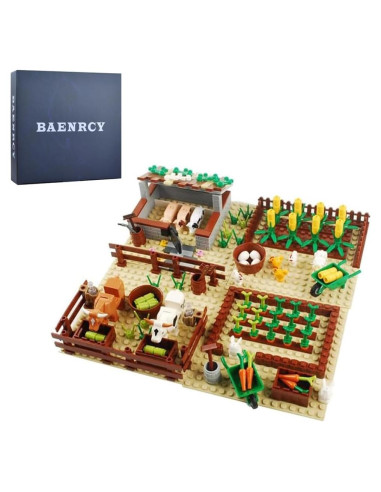 Juego de Bloques de Construcción BAENRCY Granja 290 Piezas