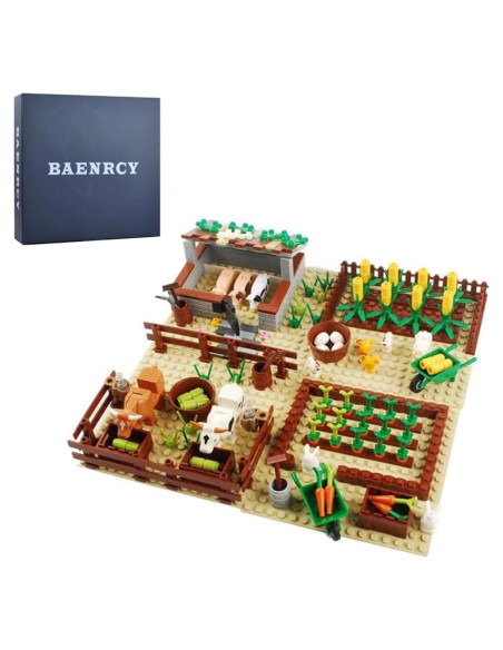 Juego de Bloques de Construcción BAENRCY Granja 290 Piezas