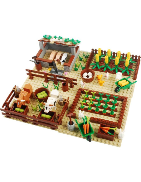 Juego de Bloques de Construcción BAENRCY Granja 290 Piezas