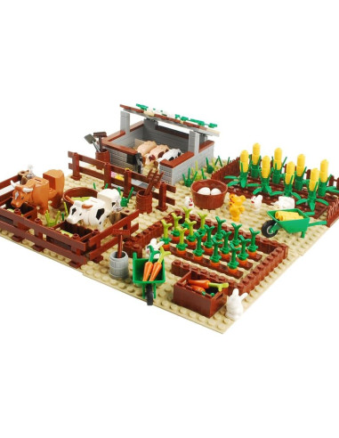 Juego de Bloques de Construcción BAENRCY Granja 290 Piezas
