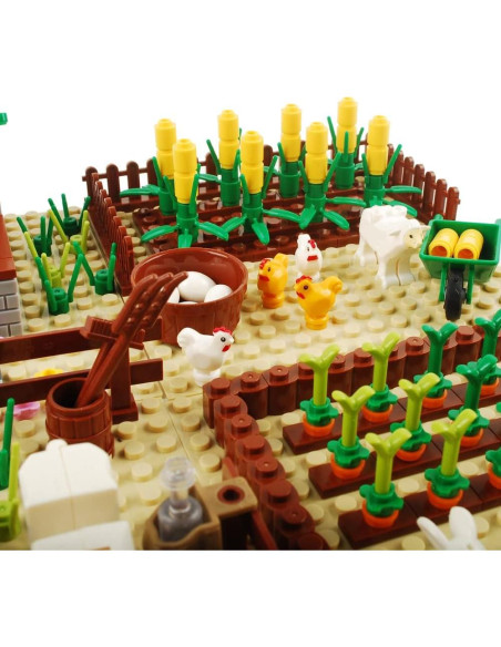 Juego de Bloques de Construcción BAENRCY Granja 290 Piezas