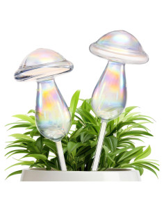 2 Esferas de Riego Automático de Vidrio 500 ml para Plantas