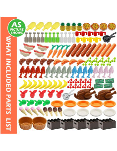 Bloques de Construcción de Comida BroTex - Accesorios para Niños 2