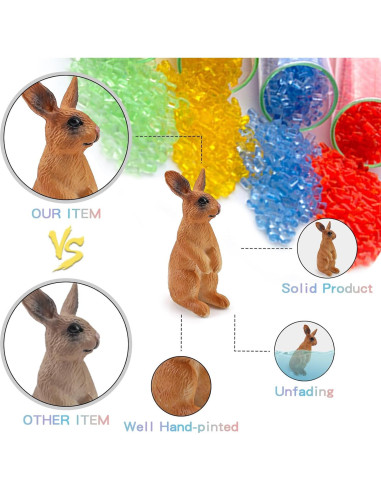 Juego de 12 Figuras de Animales del Bosque - LC JoyCre