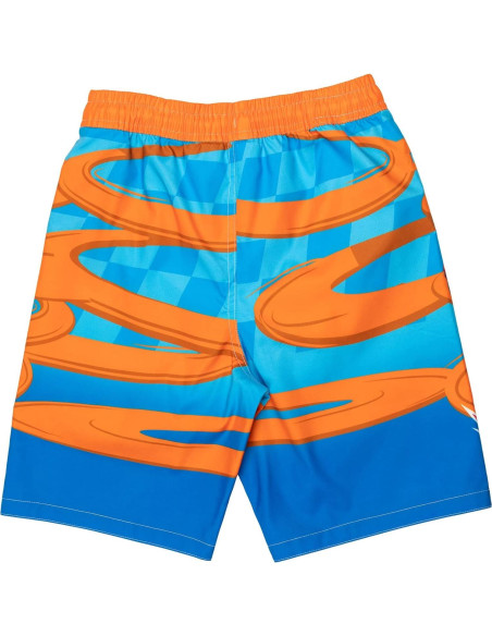 Conjunto de camiseta y bañador Hot Wheels UPF 50+ para niños