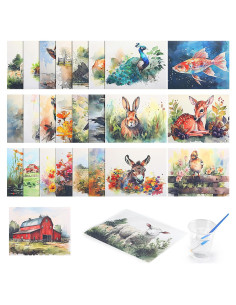 Set de Pintura de Agua Dinifee para Ancianos 75 Piezas