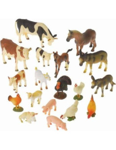 Set de 18 Animales de Granja Constructive Playthings 2