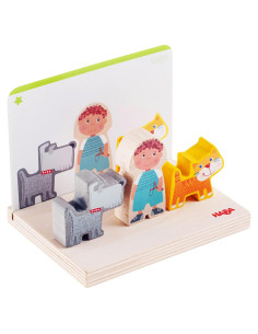 Juguete de Apilamiento HABA para Niños 2-4 Años - Bloques STEM