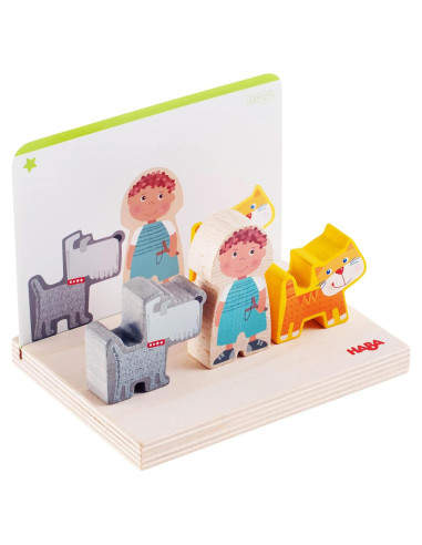 Juguete de Apilamiento HABA para Niños 2-4 Años - Bloques STEM