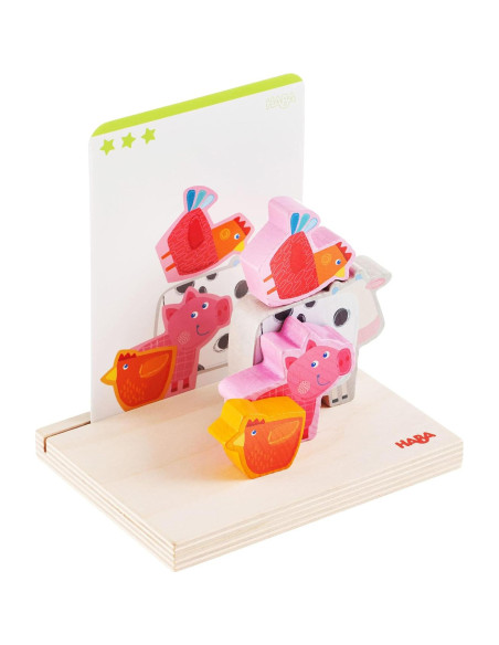 Juguete de Apilamiento HABA para Niños 2-4 Años - Bloques STEM