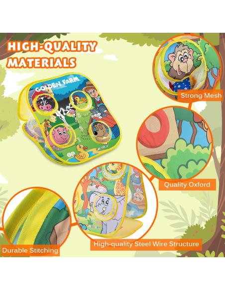 Bean Bags RaboSky para Niños 3-5 Años, Juguete Granja