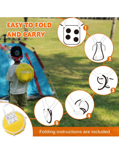 Bean Bags RaboSky para Niños 3-5 Años, Juguete Granja