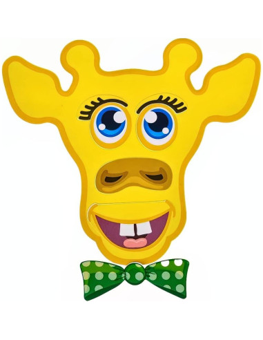 Conjunto de Pegatinas de Animales para Hacer Tú Mismo - Rhode Island Novelty - 12 Hojas