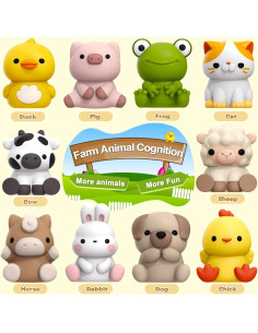 Juguetes de Aprendizaje Aigybobo 20 Piezas Animales 1-3 Años 2