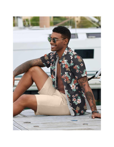 Conjunto de Verano para Hombre COOFANDY 2 Piezas Floral