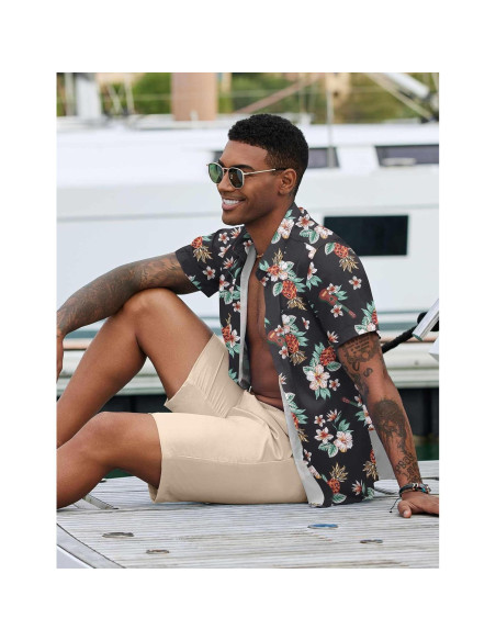Conjunto de Verano para Hombre COOFANDY 2 Piezas Floral
