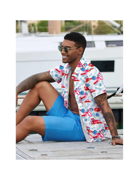 Conjunto de Playa para Hombre COOFANDY 2 Piezas Verano